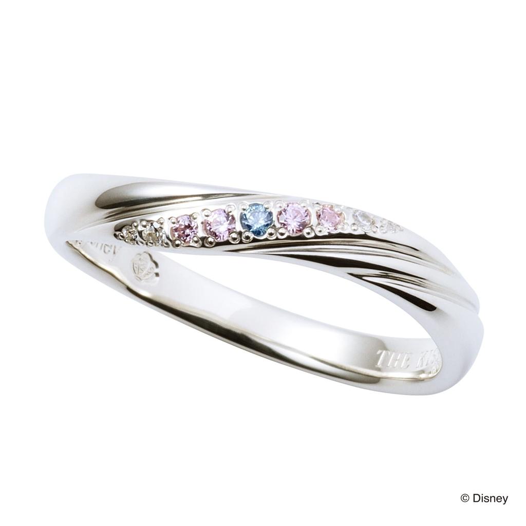 THE KISS Little Mermaid Disney Princess Ring Size 9 [Disney Collection] Ariel/Silver Women's DI-SR2404CZ