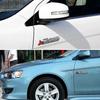 For Mitsubishi RALLIART ASX Triton Outlander Lancer Mirage Xpander Triton Metal 3D Car Front Grille Badge Rear Trunk Sticker UG2