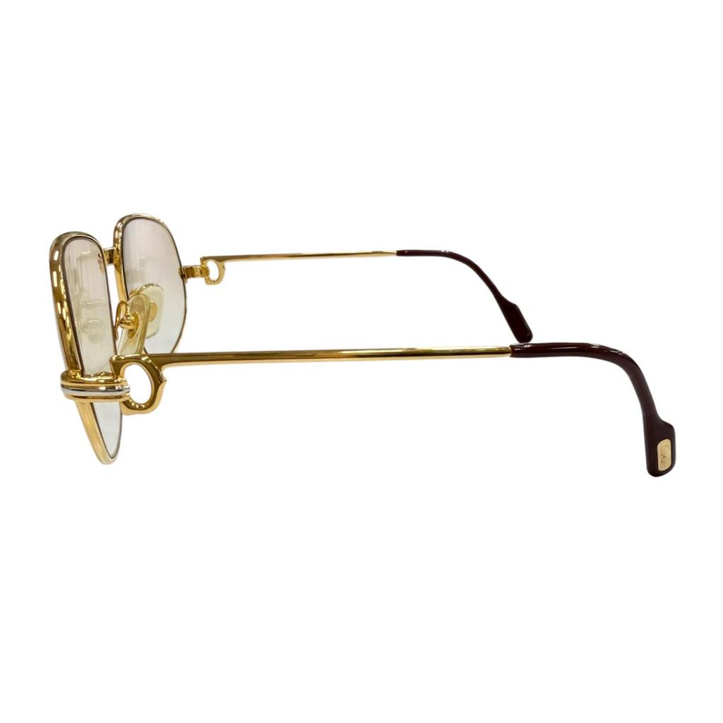 Very Good Cartier sunglasses Trinity Gradient Lens Eyewear gold mens Used