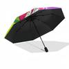 1 Stück Outdoor-Schirm mit süßem Zeichentrickfiguren-Design - Automatisches Öffnen/Schließen, Tragbares 3-Falt-Design, 8-Rippen-Eisenrahmen, Perfektes Geschenk für F