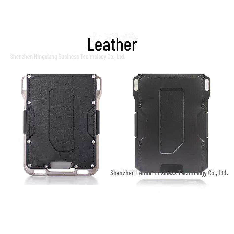 Metal RFID Card Holder - Anti-Theft Aluminum Alloy Wallet for Credit and Bank Cards