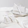 1PC Candy Box Bridal Showers Gift Boxes Giveaways With Pearl Handle Festive Easy to fold Parties Solid Color Elegant Weddings