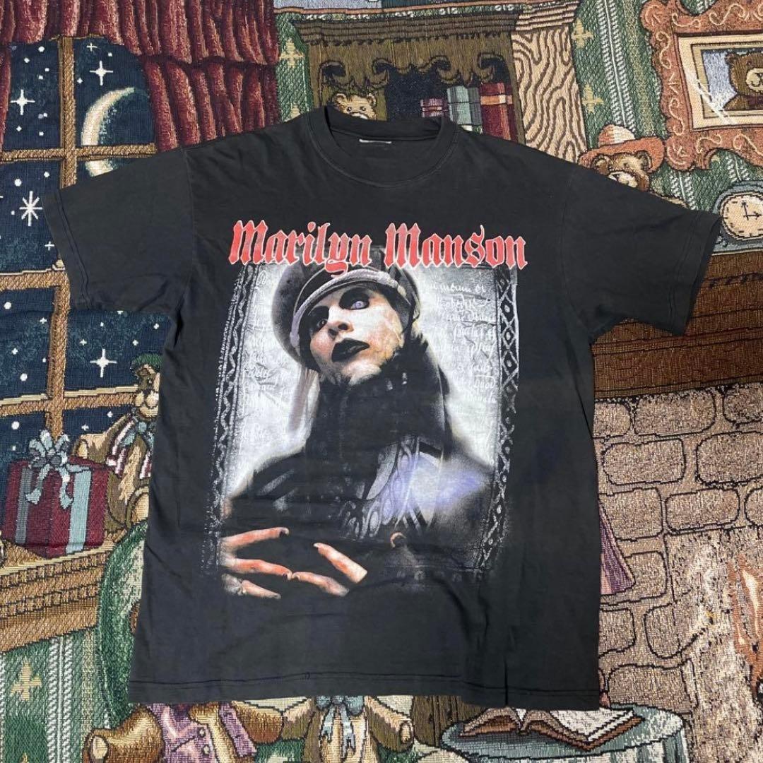 00s Marilyn Manson Big Face T- Unisex T-Shirt XXXXL