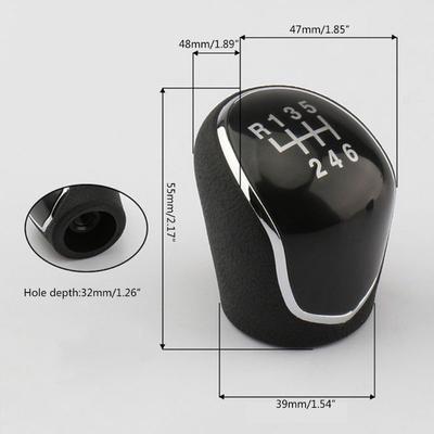 Auto 6-rychlostní řadicí páka kulový joystick-knoflík řadicí páky pro hlavici pro Hyundai IX35 12-16 manuální převodovka