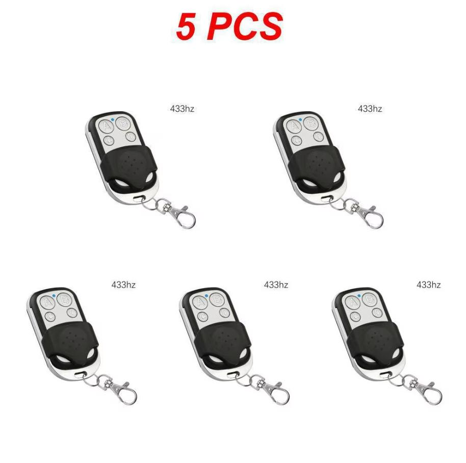 1 יחידה/50 יחידות שלט רדיו אלחוטי 433MHz לשער חשמלי, דלת מוסך, שלט מפתח, משכפל בקר