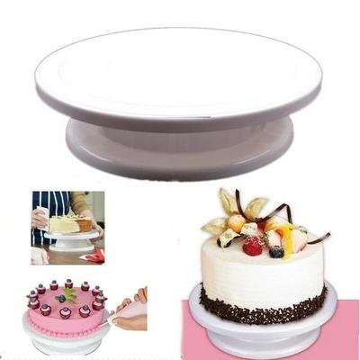 1pc Cake Swivel Plate Revolving Cake Turntable Decoration Stand Platform Turntable Baking Cake Tools
