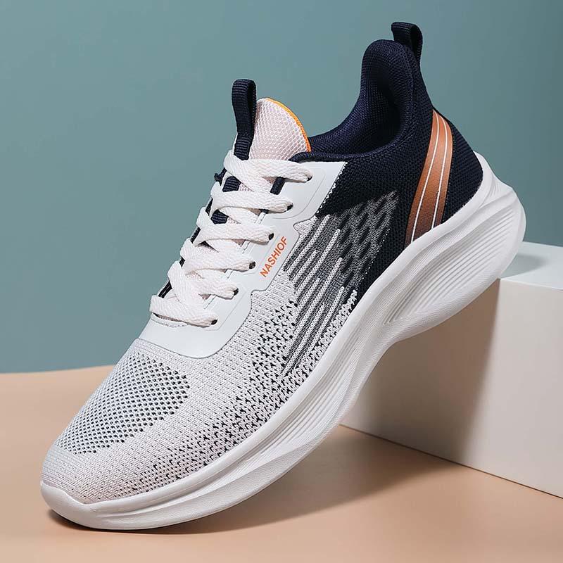 Spring and summer large size sports shoes new mesh breathable travel casual shoes light soft sole comfortable running shoes