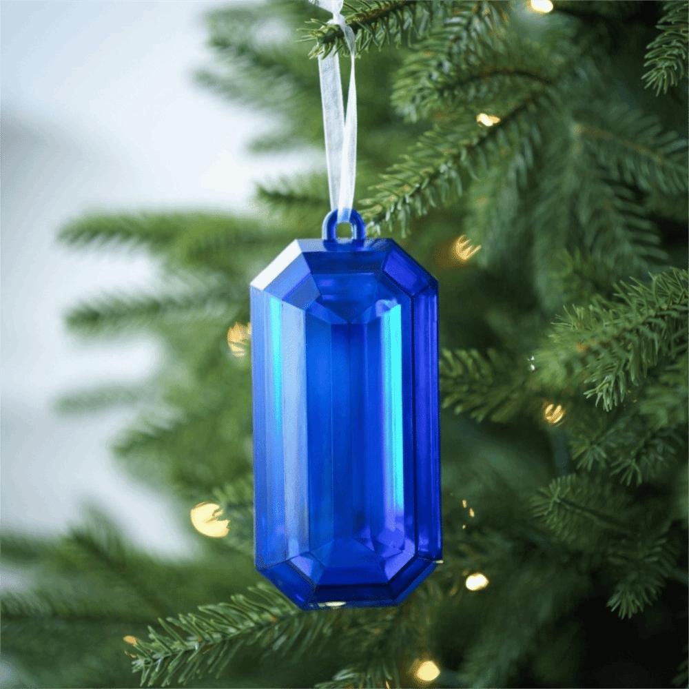 Multicolor Christmas Tree Pendant Color Glitter Christmas Hanging Decoration Festival