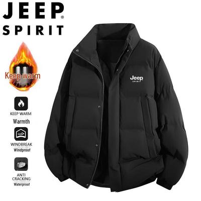 JEEP SPIRIT Men's Autumn/Winter Stand Collar Puffer Jacket