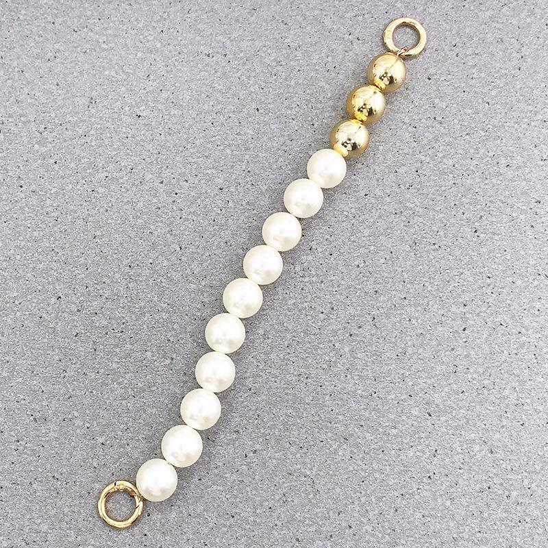 Capa de celular com corrente de pérolas faça você mesmo para mulheres da moda com pingente de cristal antiqueda