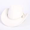 Popular European and American classic suede western cowboy hat men's and women's fashion LO style peach heart cowboy hat
