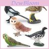 Realistic Bird Models Pvc Garden Decor Collection With Magpie Parrots And Owl Animal Figurines For Landscaping And Home Decoration