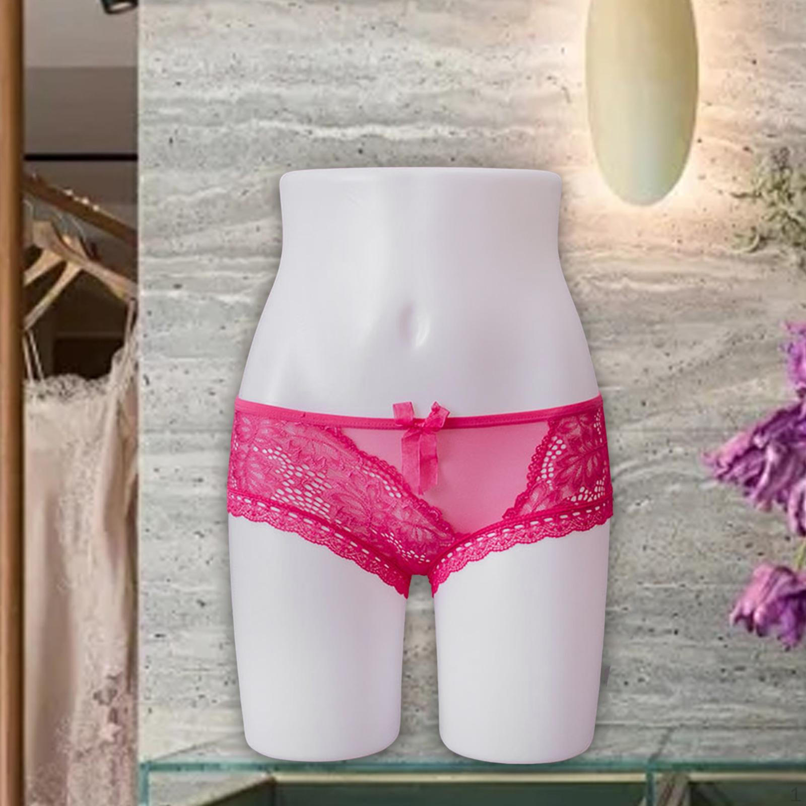 

Half Body Display Holder for Panty Mannequin Underwear Model on Countertop Skin Color