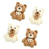 10Pcs Cartoon Resin Mini Bear Charms For Diy Jewelry Making Accessories