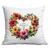 New Mother's Day Creative Wreath Letter Pillow Case Home Sofa Cushion Pillow Case