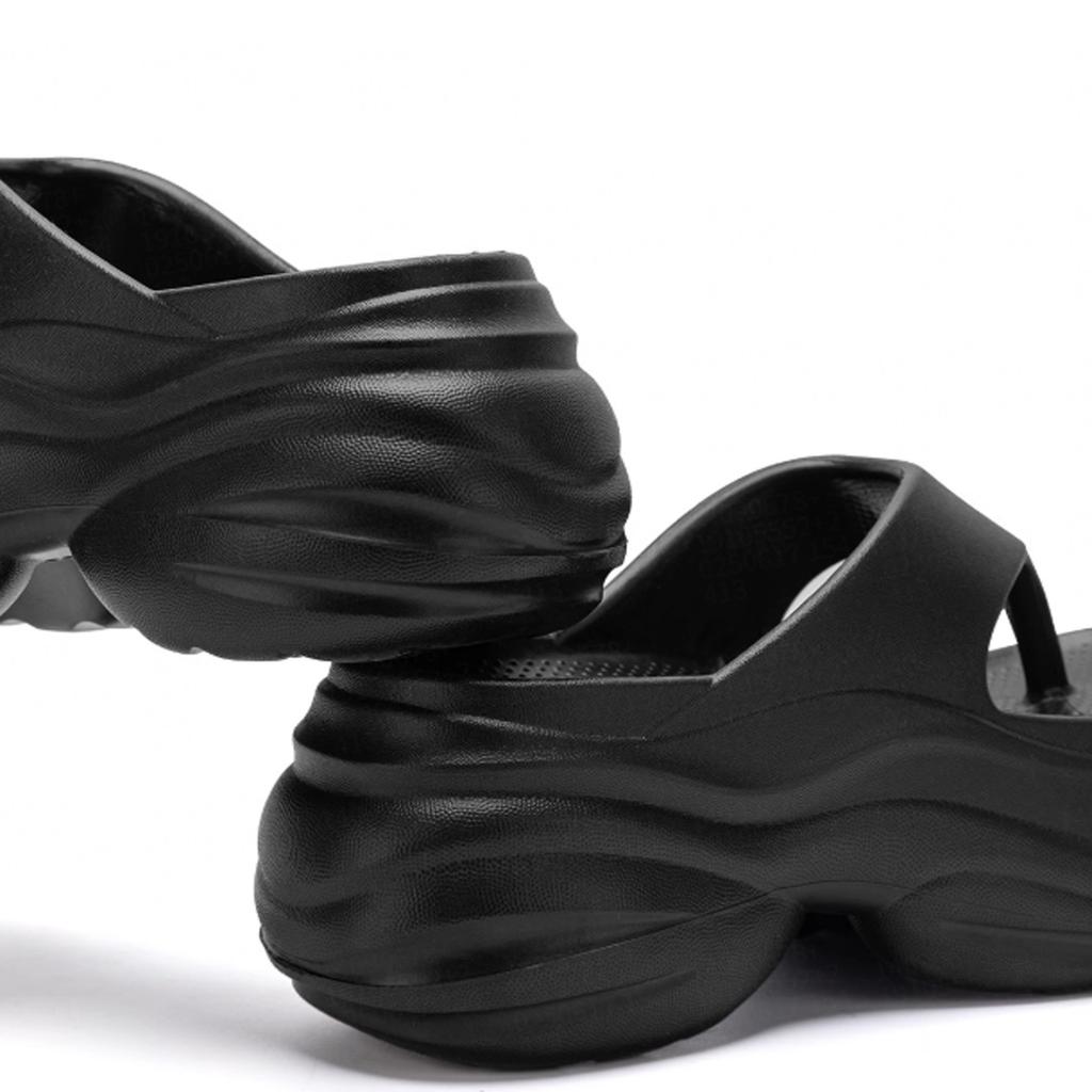 Chanclas de Plataforma con Clip para Dedos de Mujer Verano Ligeras Suela Suave Zapatillas EVA para Mujer Suela Gruesa Antideslizantes Zapatos de Playa Slides