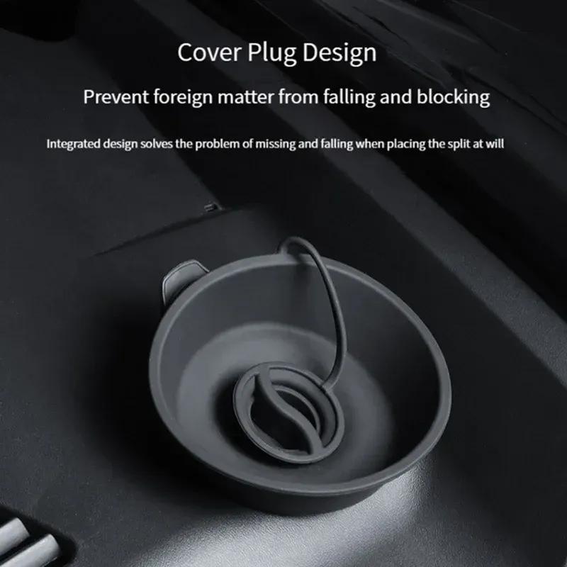 For Tesla Model 3 Y Glass Water Inlet Car Windshield Wiper Arm Hole Protective Cover Filling Funnel Pad Silicone Dustproof Lid