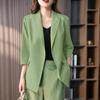 ZANZEA Women Casual Lapel Collar Loose 3/4 Sleeve Solid Cardigan Blouse
