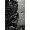 Chinesische Größe Herren schwere Motorradjacke aus natürlichem Rindsleder Oberschicht lässig Vintage Retro Moto Anzug Ledermantel Winter