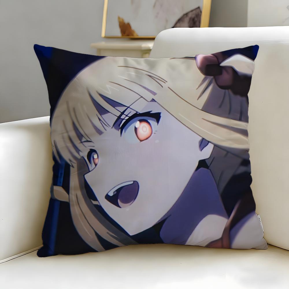 anime Darwins Game Cushion Cover Soft EasyWash Pillow Case Versatile for Couch Bed Travel and Office