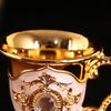 Beautiful Retro Teacup Style Zinc Alloy Exquisite Rhinestone Teacup Decor Home
