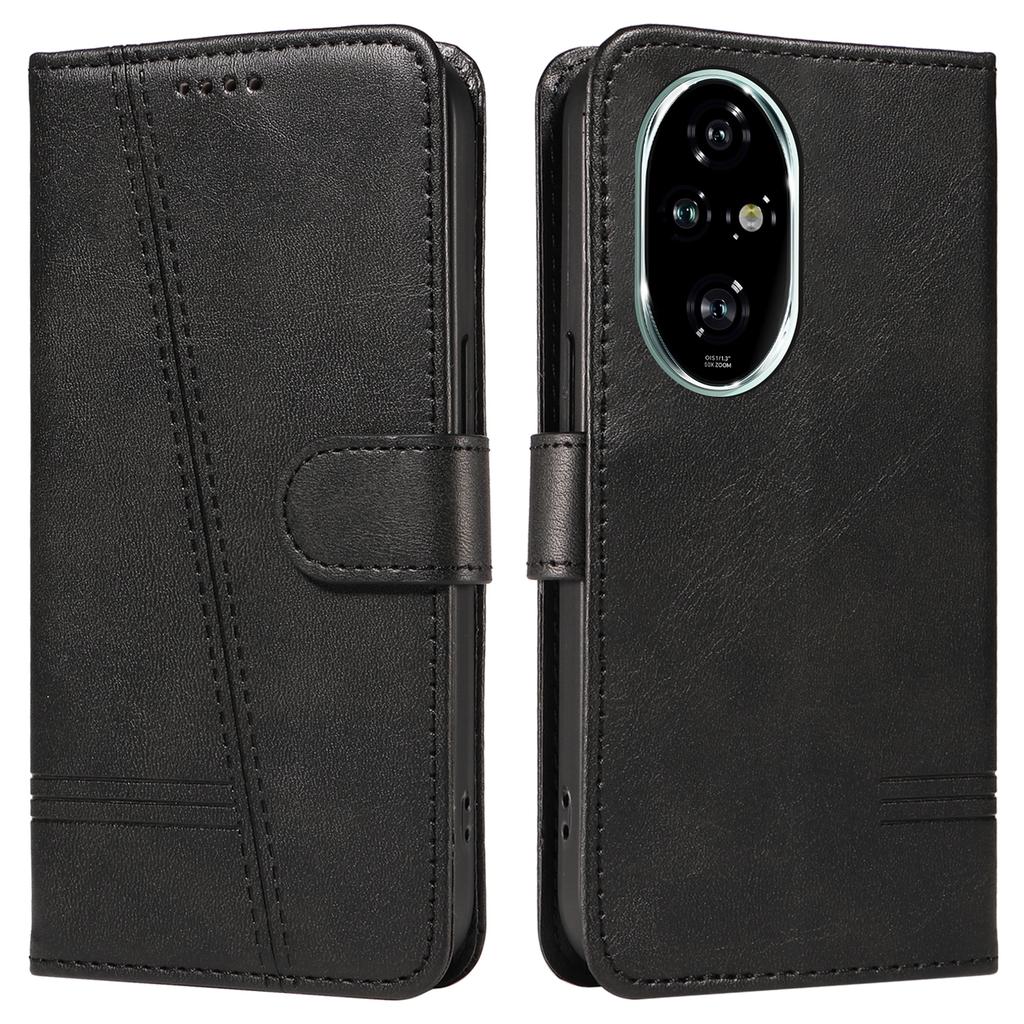 For Honor 200 Pro 5G Cell Phone Case Wallet PU Leather Cell Phone Cover with Magnetic Closure
