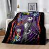 Christmas Nightmare Blanket Comfortable Great for Bedding Office Chair Sofa for All Occasions Playful Design Birthday Christmas Gift Blanket