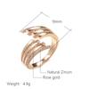 Kinel Rose Gold Color Resizable Women's Ring