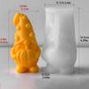 Halloween Pumpkin Gnome Candle Mold DIY Aroma Wax Plaster Resin Spooky Decor Gift Craft Party Favors