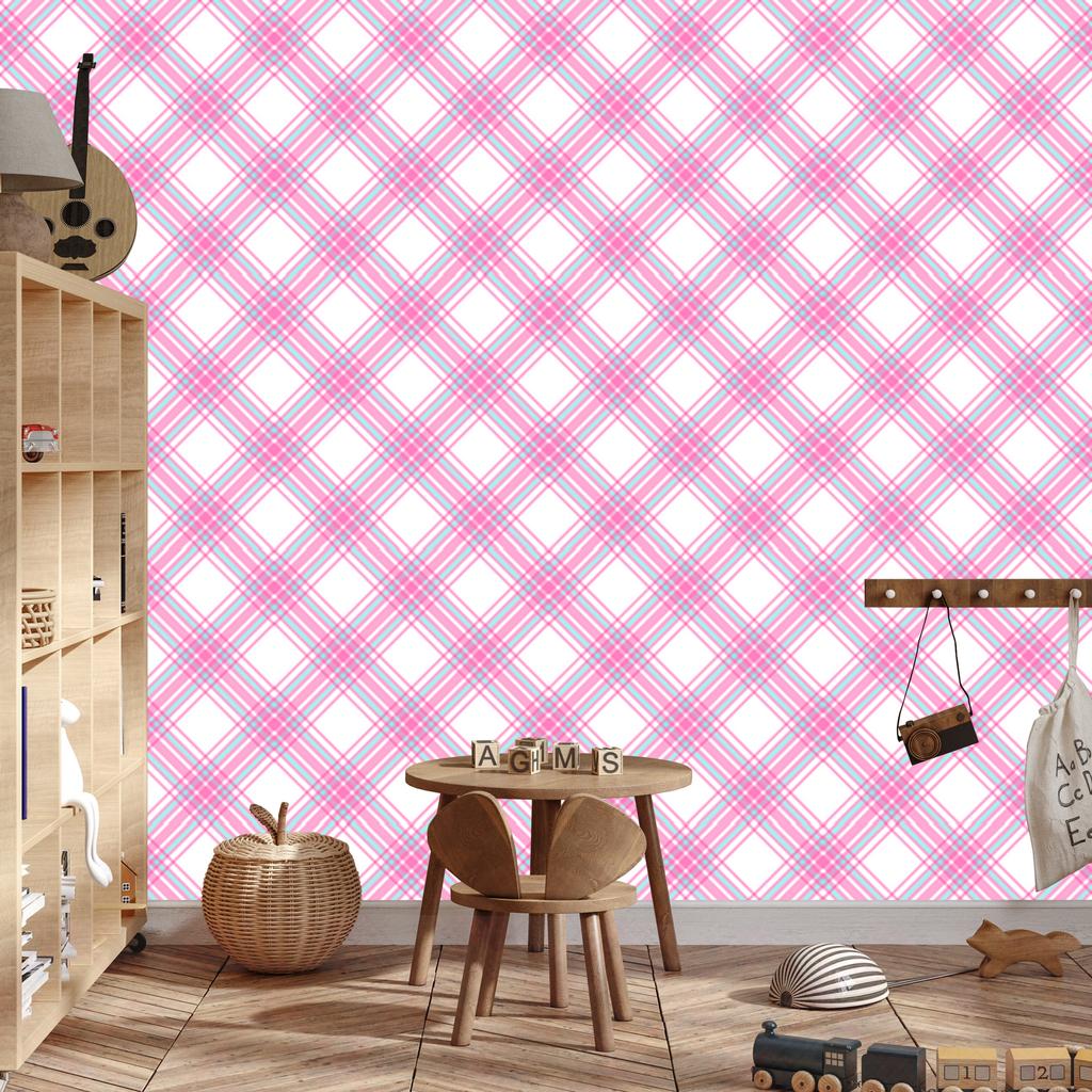 Wallpaper Pink and Blue Checkered Powder Pink, Powder Pink Background 50x1000