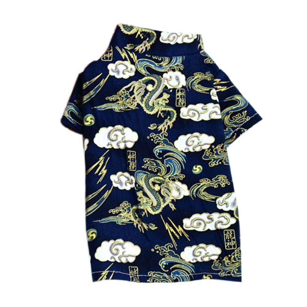 Soft Dog Tang Suit Shirt Chinese Style New Year Dog Clothing  Sping Festival