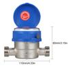 LXSG13D Household Water Meter Single Flow Dry Cold Water Table Qn 1.5m3h 30 Celsius  15mm Garden & Home