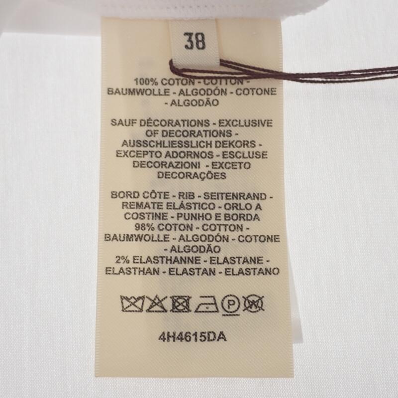 HERMES  H4H4615DA 38  Short sleeve T-shirt white cotton Women