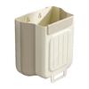 Foldable Garbage Container Cabinet Mounted Trash Bin, Compact Hanging Can, Kitchen Waste Bin Space Saving for Bathroom Office And Small Collapsible