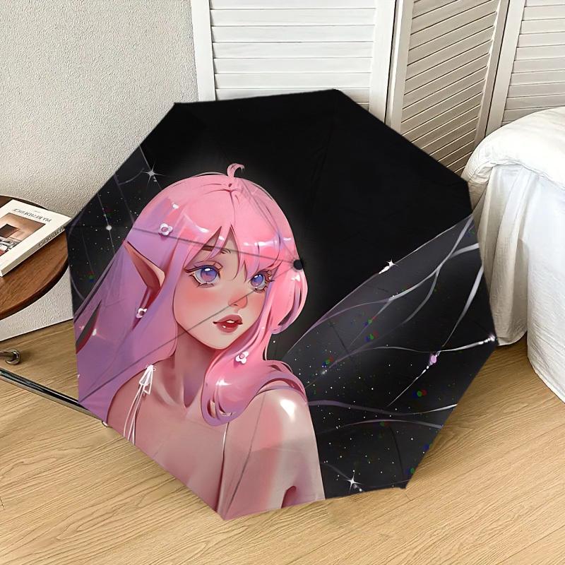 Enchanted Fairy Wings Umbrella: A Magical Companion for Outdoor Adventures   Auto Opening/Closing, Perfect Travel Accessory and Gift 107