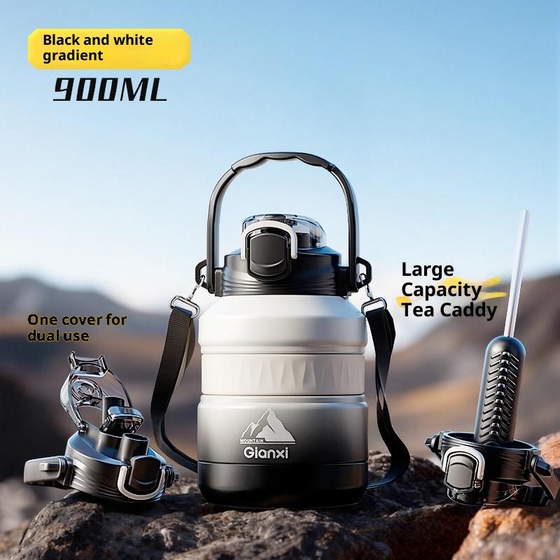 

Gianxi Insulated Cup Large Capacity Water Cup 2025 New Large Water Bottle Travel Portable Straw Cup Insulated Cup 900-1600ml