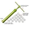 Clay Extruder with 20 Tips Sugar Pastes Extruder Clay Cutter Fondant Press Cake Decorating Tool Set Rotary Mold Tool Set