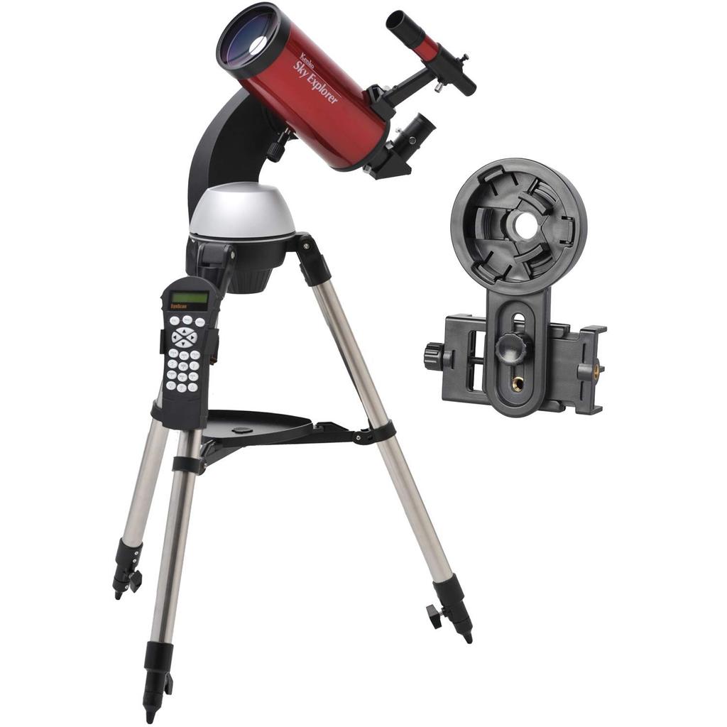 Kenko Astronomical Telescope Set for Photographing Stars with a Smartphone Sky Explorer Catadioptric Type Aperture 102mm Focal Length 1300mm Automatic