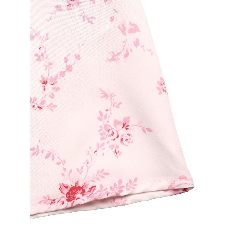 Women's Fashion Summer Spring Flower Pattern Print Sleeveless Suspenders High Waist Casual Dresses