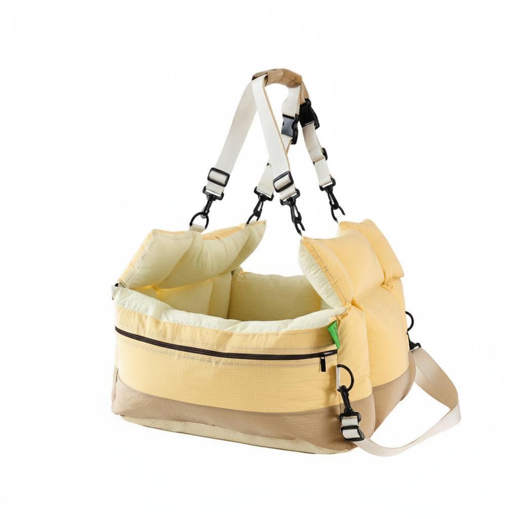 Dog Car Seat Bed Waterproof Car Pet Nest Dog Booster Seat Anti-Slip Bottom Upholstery Protection for Dogs