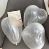 White Transparent Love Heart Balloons Valentine's Day Latex Balloon Birthday Wedding Party Anniversary Photo Prop Decor Supplies