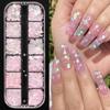Mixed Style Pink Aurora Glitter Sequins Pink Aurora Glitter Sequins Nail Accessories  DIY Manicure