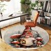 1PC gnome forest Office Round Area Rug, Under Office Chairs Bedroom Living Room Home Decor, Carpet for Office -1110126