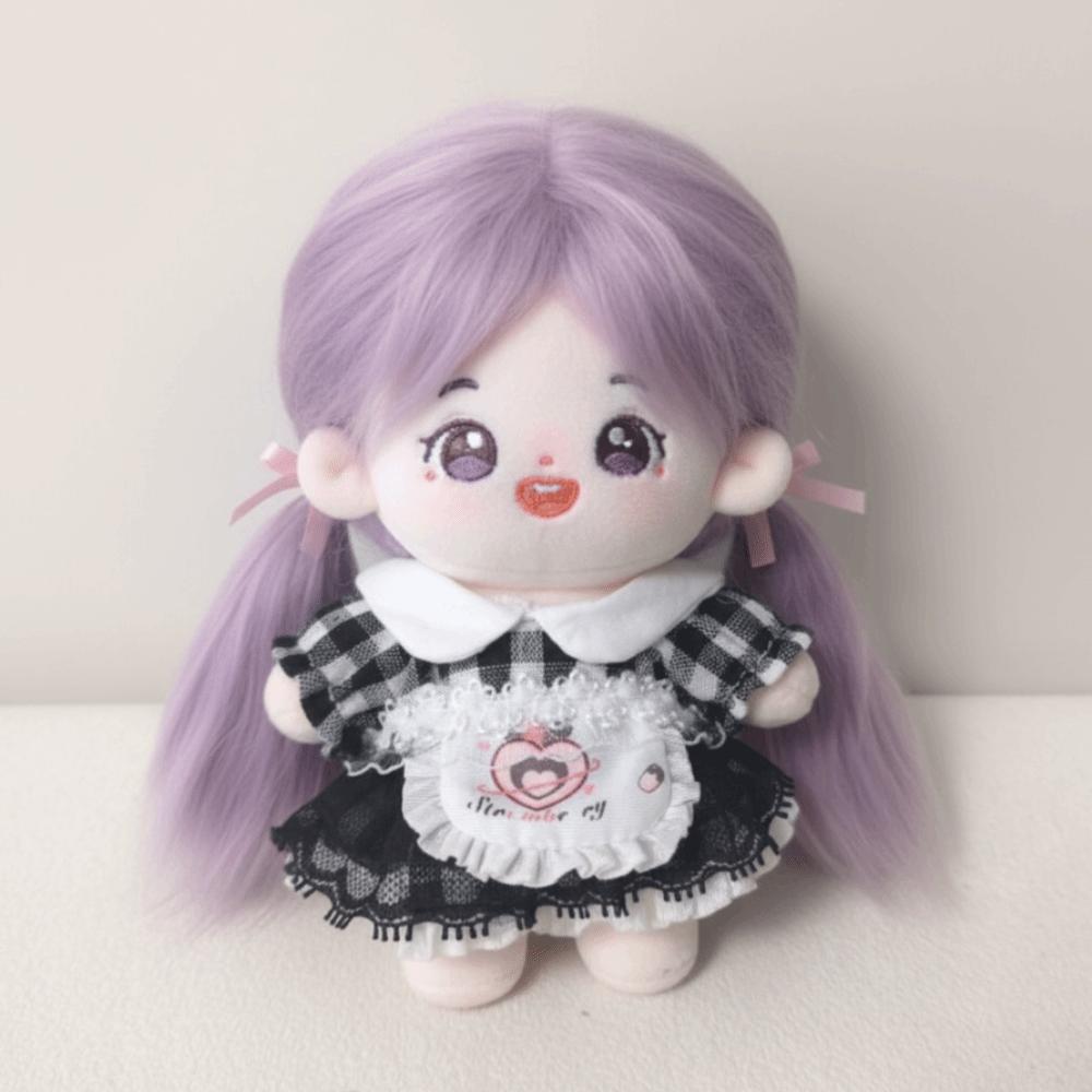 with Apron Doll Clothes Outfit Cute Doll Dress Up Set 10cm Cotton Doll Clothes Children's Gift