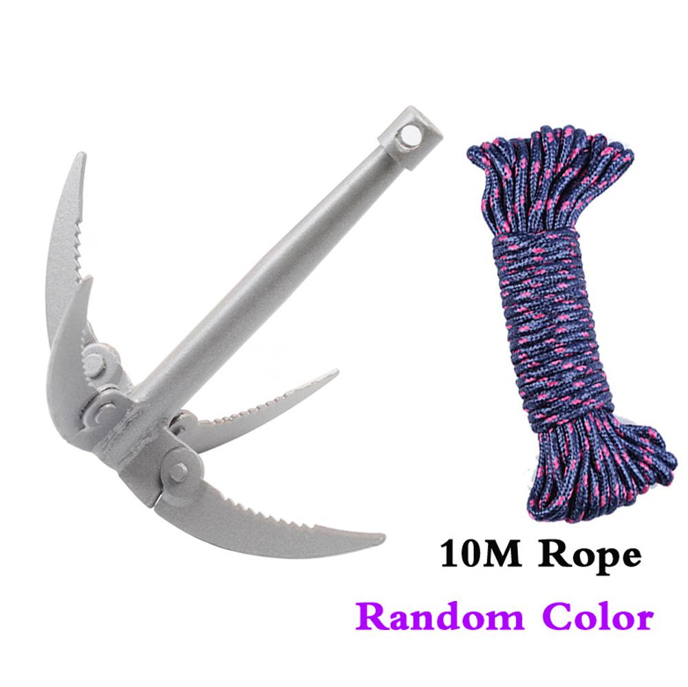 Water Weed Cutter 4 Claw Anchor Foldable Sickle Heavy Duty Sharp Blade for Boat Dock Kayak Fishing Aquatic Plant Removal Tool 260319