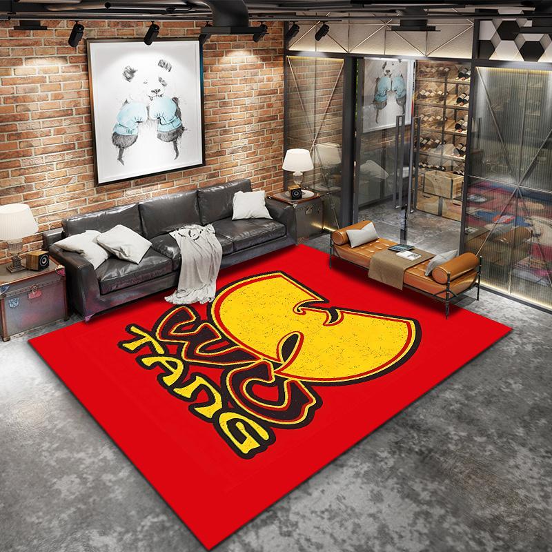 Wutang Clan Carpet Rug For Living Room Bedroom Home Sofa Decoration Kids Play Nonslip Floor Mat
