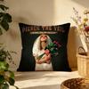Trendy PPierce The Veilful Cushion Cover Versatile DoubleSided Pillow Case Fit for Sofa Bed Car  Daily Decor