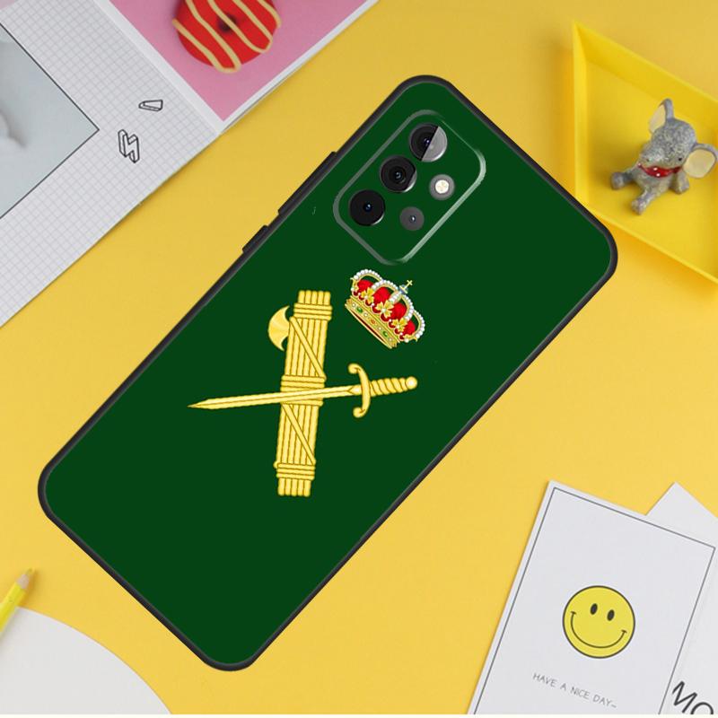 Spain National Police logo Case For Samsung Galaxy A54 A34 A14 A56 A52 A53 A16 A26 A36 A55 A35 A15 A32 A12 A33 A13 A17