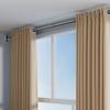 Retractable Clothes Drying Rod Easy To Install Spring Tension Curtain Rod Metal Telescopic Rods for Shower or Window