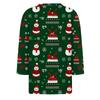 Women's Tops Seven Sleeve Shirt Round Neck Loose Christmas Snowman Christmas Tree Printed T-Shirt